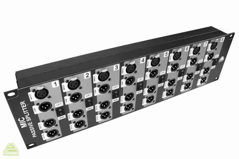 PINANSON 48ch / 3-way Microphone splitter PINANSON 48ch / 3-way Microphone splitter